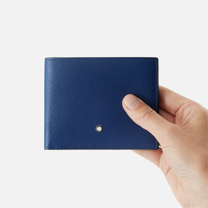 Montblanc wallet 6 compartments Montblanc Sartorial blue 130812
