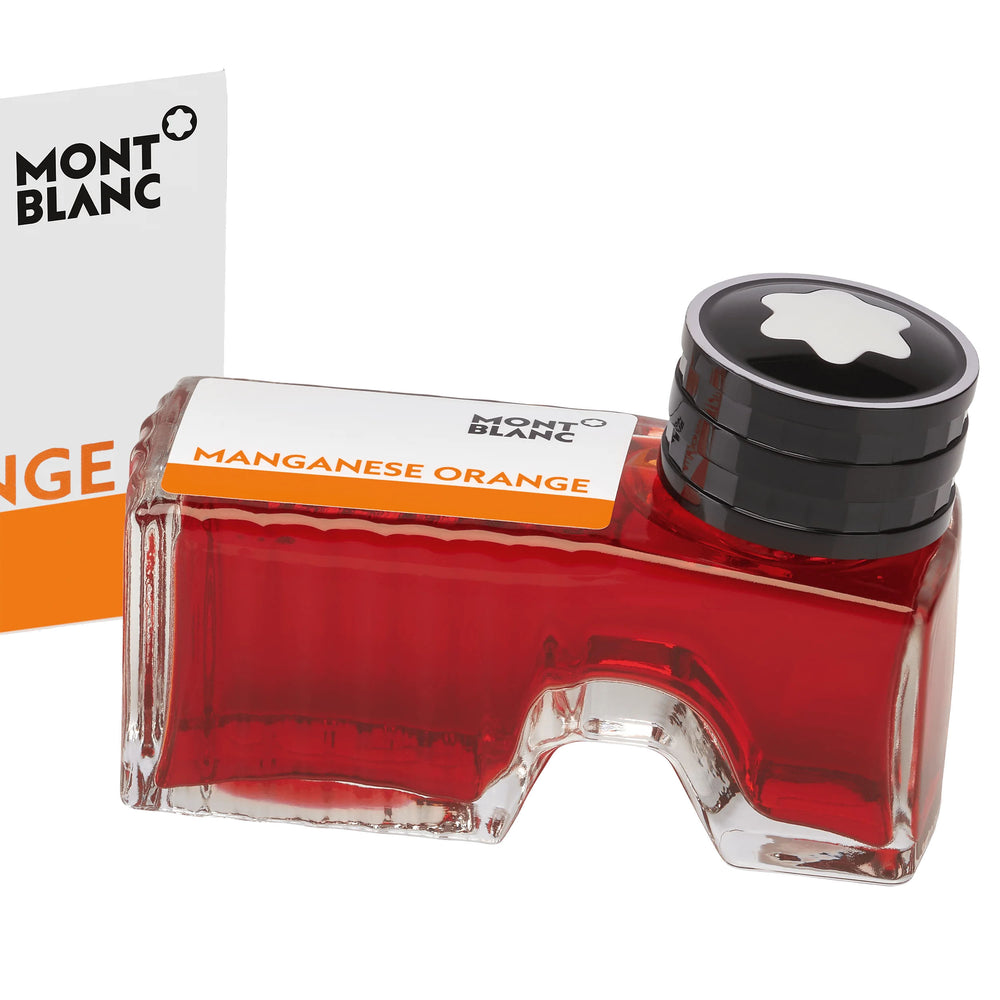 Montblanc boccetta d'inchiostro 60ml arancione manganese 119568 - Gioielleria Capodagli