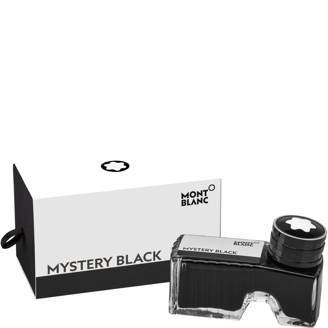 Montblanc boccetta d'inchiostro 60ml Mystery Black nero 105190 - Gioielleria Capodagli