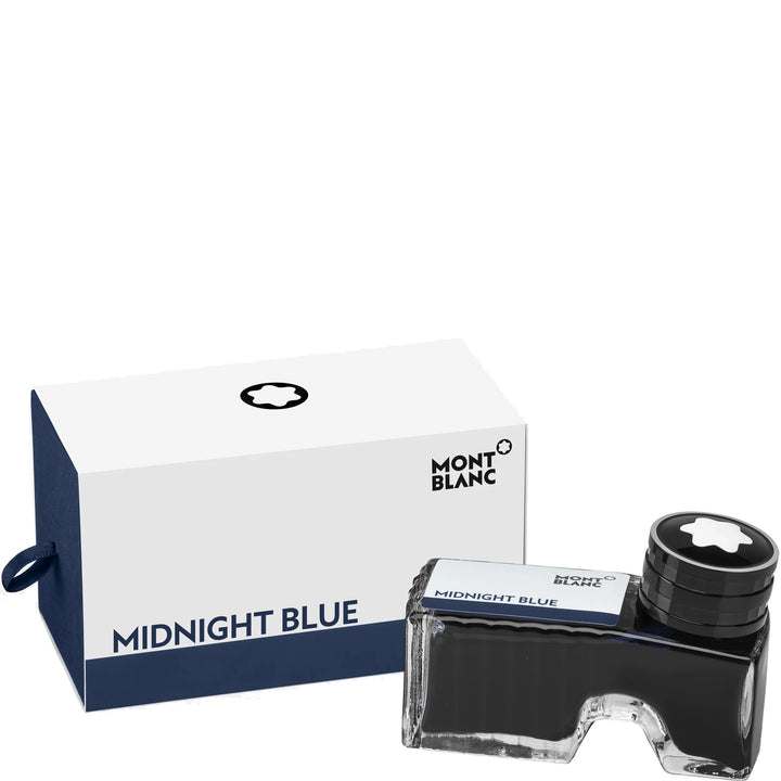 Montblanc boccetta d’inchiostro 60ml Midnight Blue nero/blu scuro 128186 - Capodagli 1937