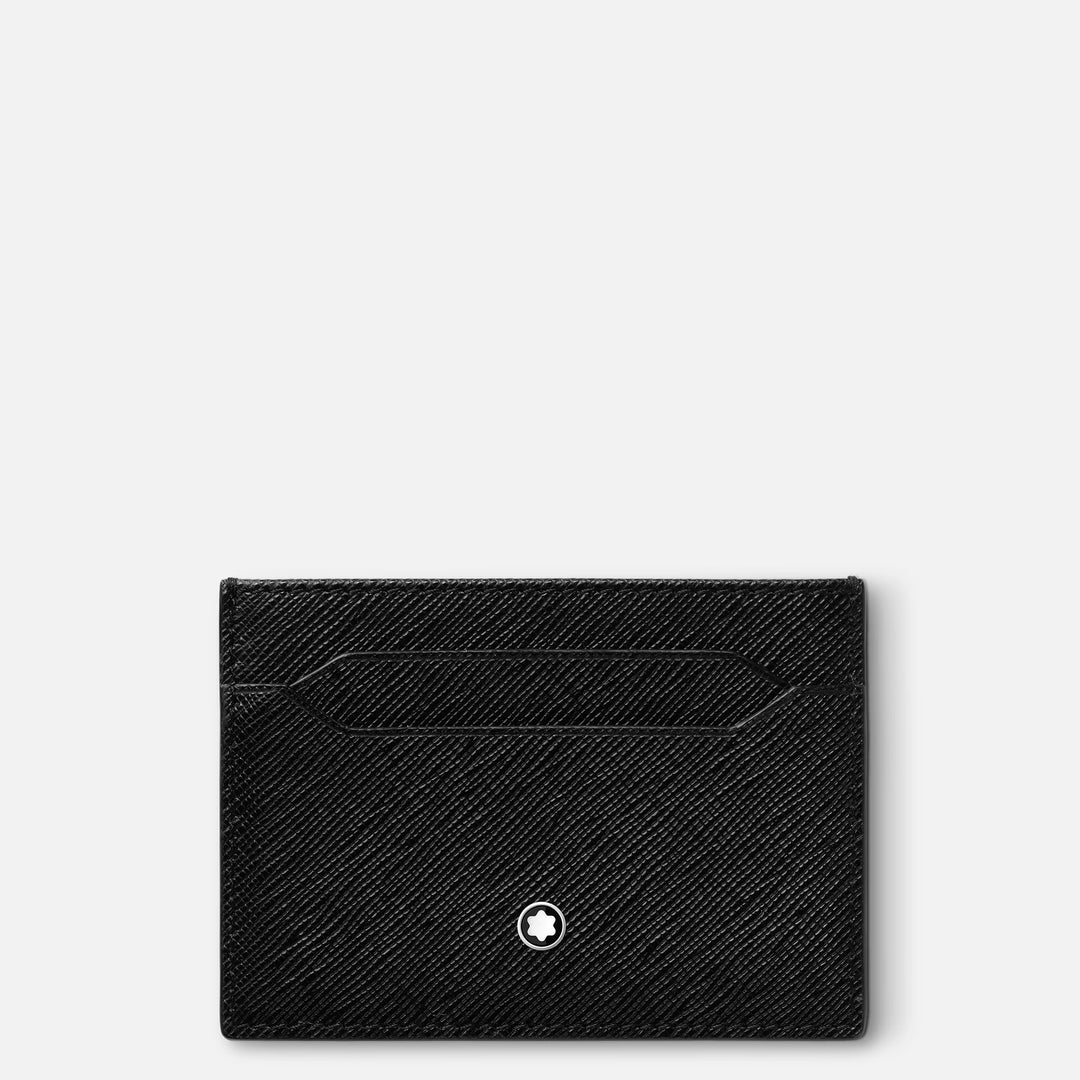 Montblanc 5 compartments Montblanc Sartorial black credit card holder 130324