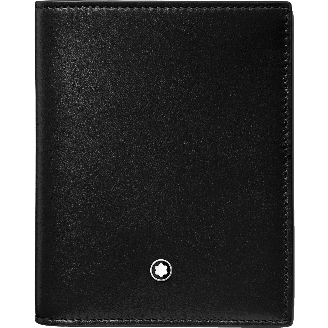 Montblanc Compact Wallet 6 Compartments Meisterst ⁇ ck Black 129677