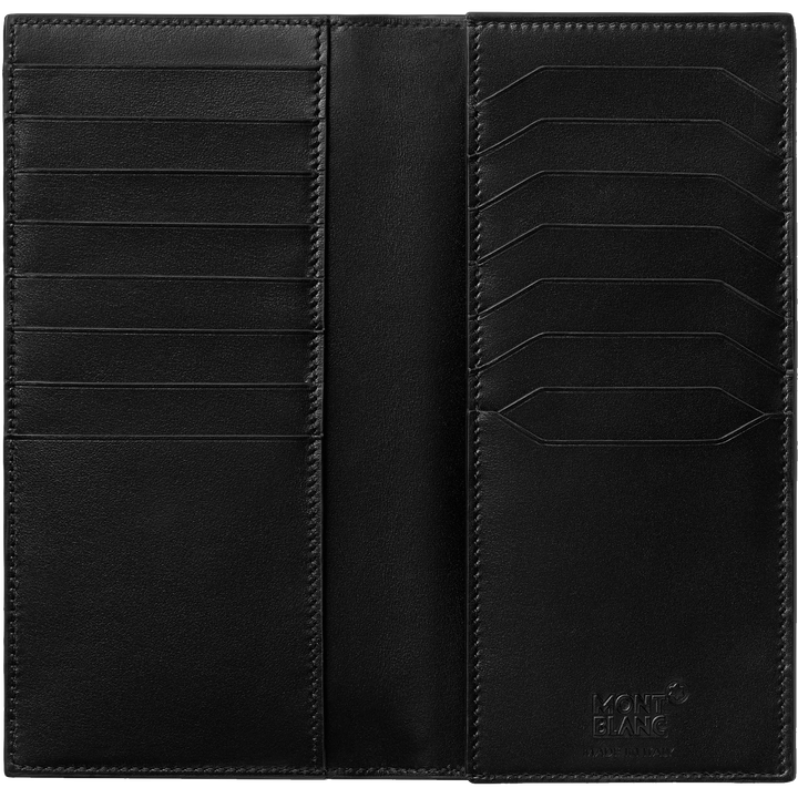 Montblanc Cartera larga 15 compartimentos Meisterstück negro 129680