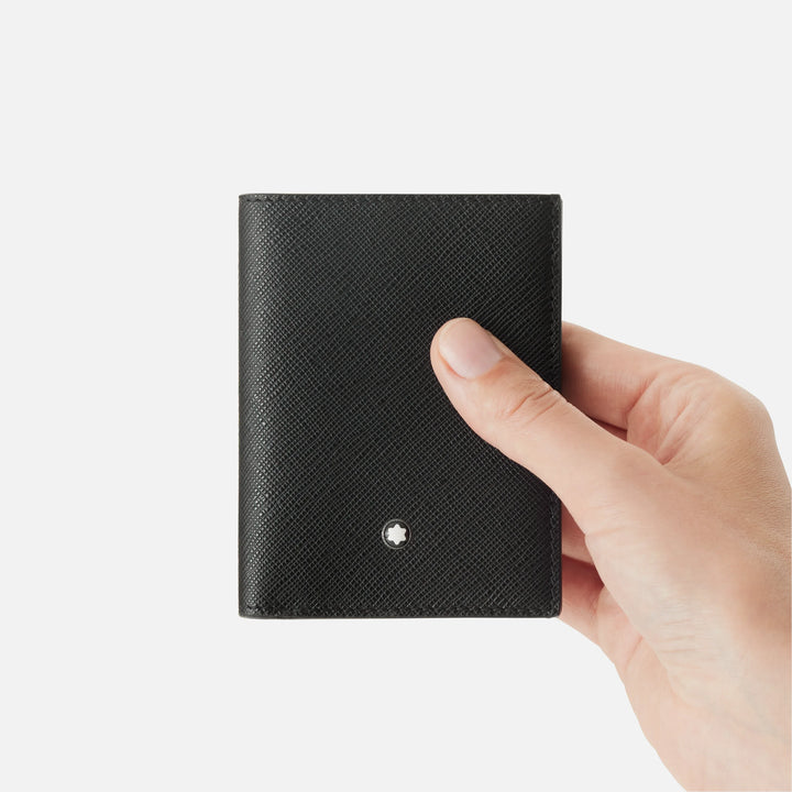 Montblanc mini wallet 4 compartments Montblanc Sartorial black 130321