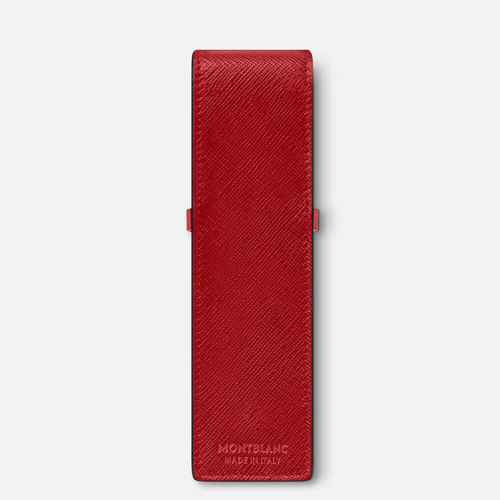 Montblanc astuccio portapenne per 2 strumenti da scrittura Montblanc Sartorial rosso 131204