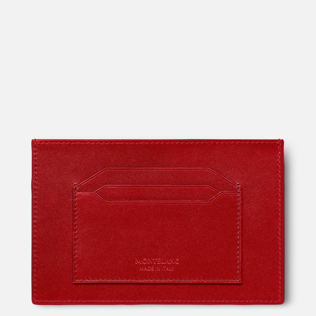 Montblanc porta carte 6 scomparti Meisterstück rosso 129909