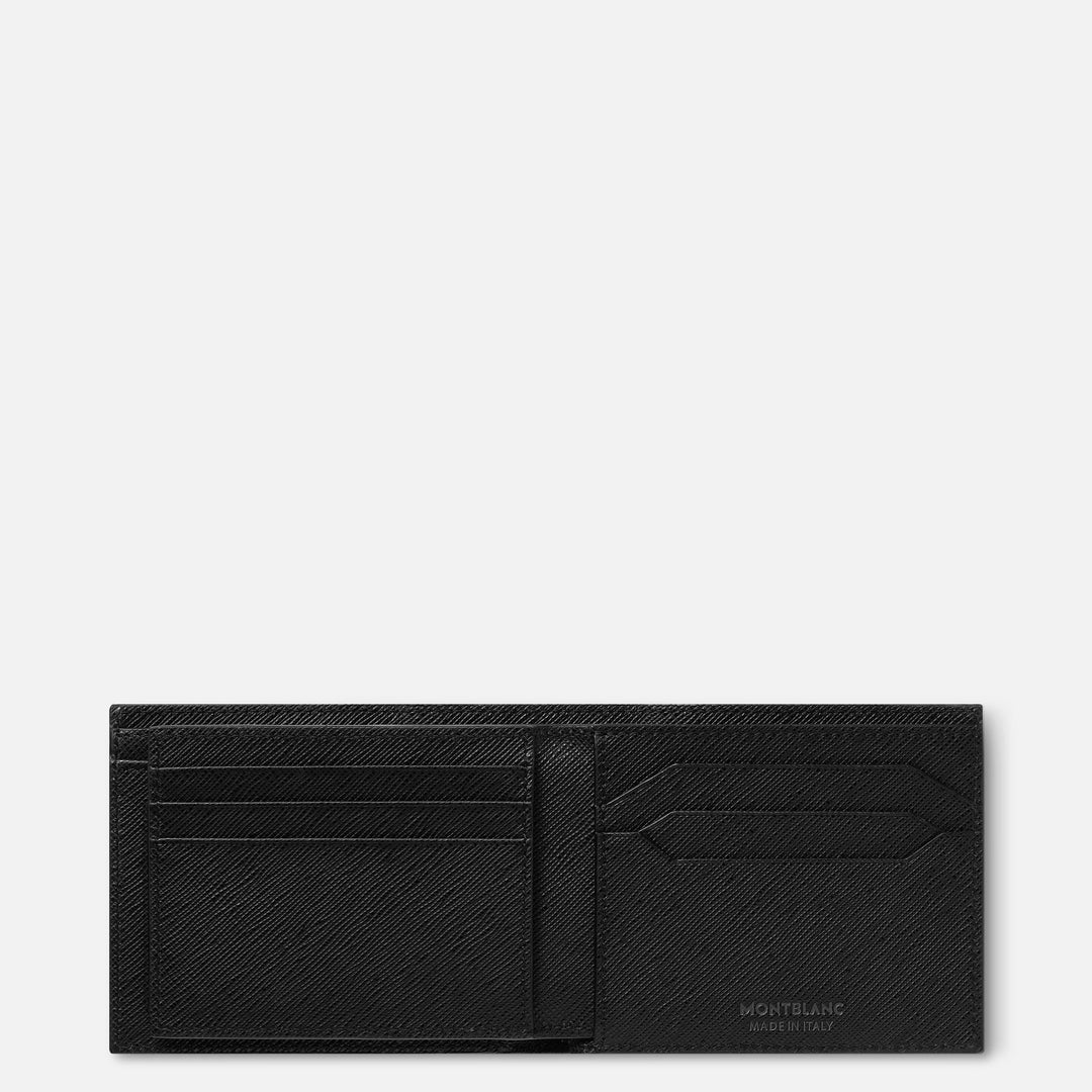 Montblanc wallet with 6 compartments and 2 pockets transparent Montblanc Sartorial black 130318