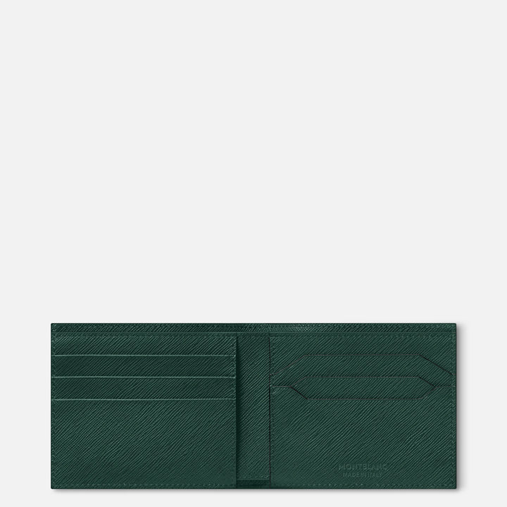 Montblanc portafoglio 6 scomparti Montblanc Sartorial verde inglese smeraldo 130821