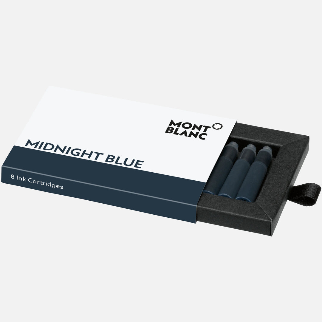 Montblanc Patrone Tinte 8 Stück Mitternacht Blau 128199