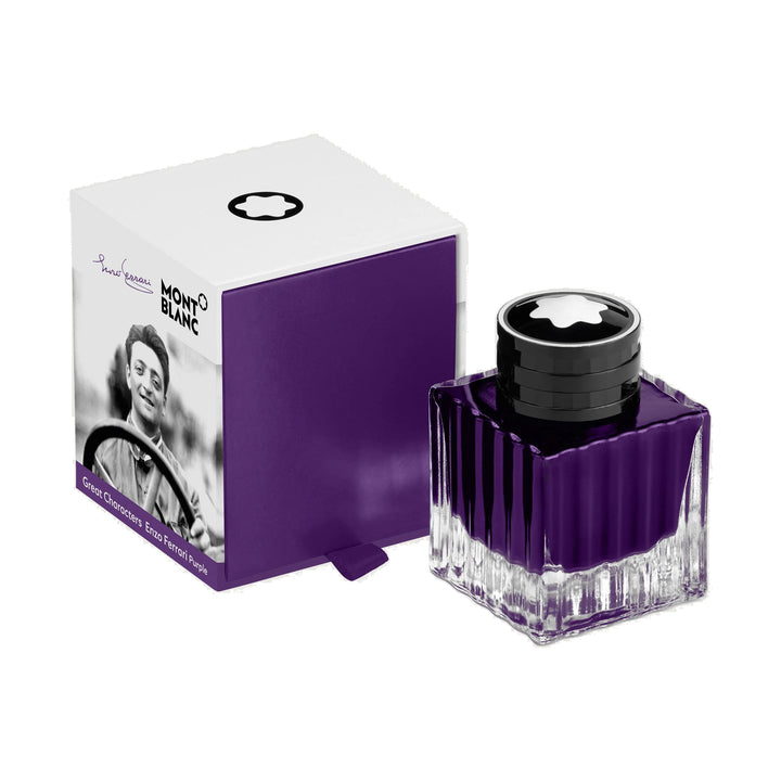 Montblanc Ink Bottle 50ml Great Characters Enzo Ferrari Special Edition Purple 128080
