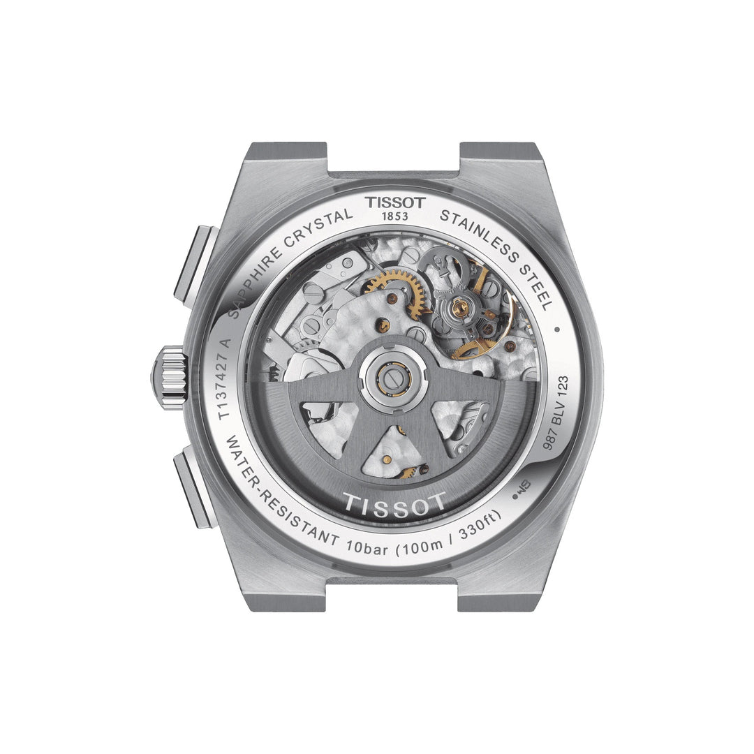 Tissot horloge PRX Chronographe automatique 42mm bleu Automatic Steel T137.427.11.041.00