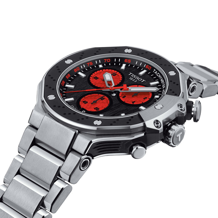 Tisssot watch T-Race Marc Marquez 2022 Limited Edition 3993 pieces 45mm black quartz steel T141.417.11.051.00