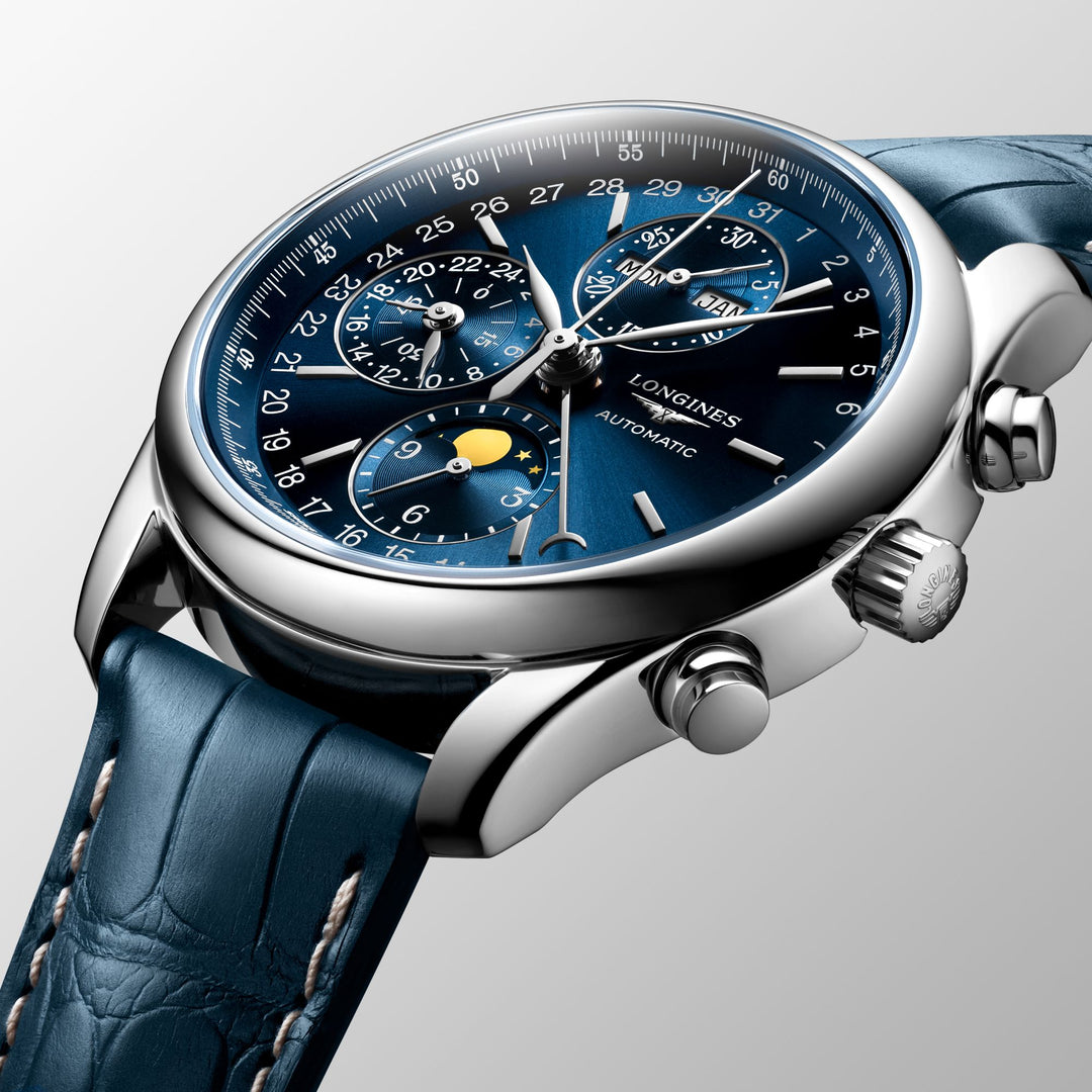 Longines orologio Master Collection 40mm blu automatico acciaio L2.673.4.92.0