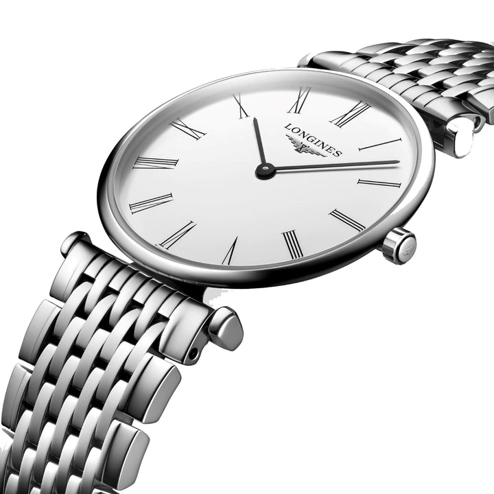 Reloj Longines La Grande Classsica 29mm acero de cuarzo blanco L4.512.4.11.6