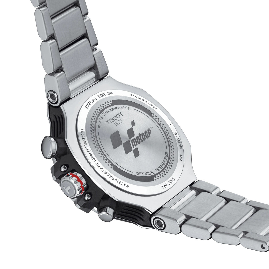 Tisssot watch T-Race MotoGP Chronograph 2022 Limited Edition 8000 pieces 45mm black quartz steel T141.417.111.057.00