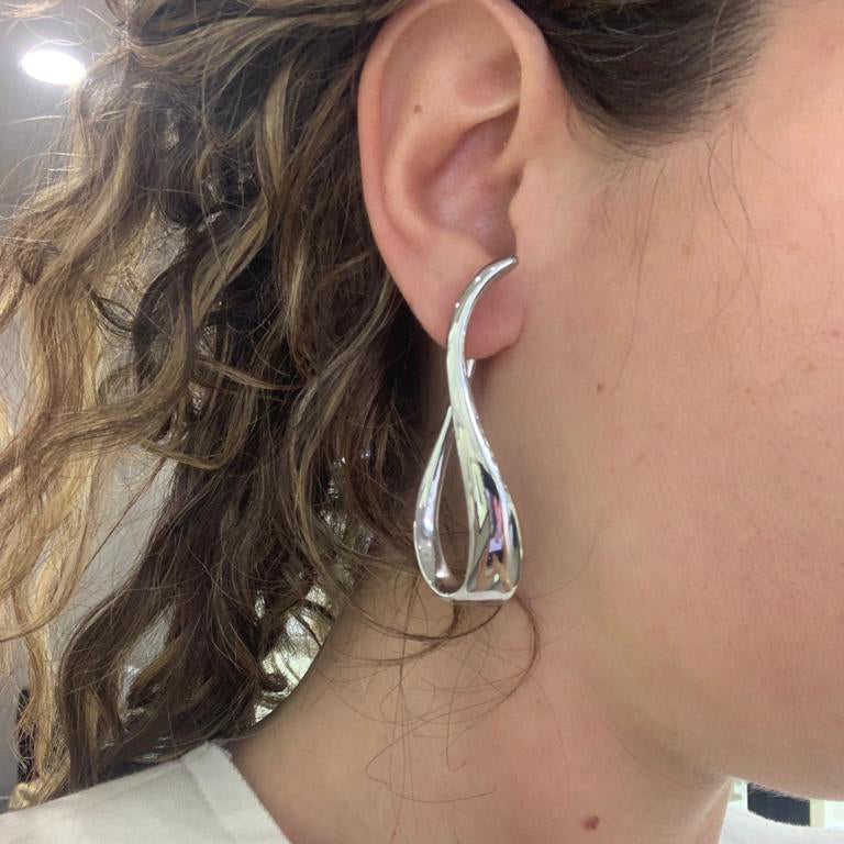 Boucles d'oreilles Capodagli avec Silver Silver Circle 925 CPD-Hour-Arg-0002-BL