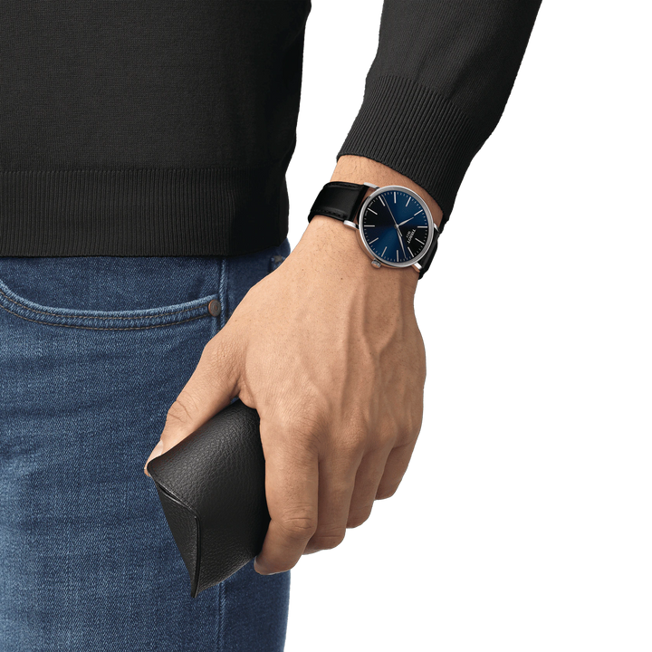 Reloj Tissot Everytime Gent 40mm acero de cuarzo azul T143.410.16.041.00