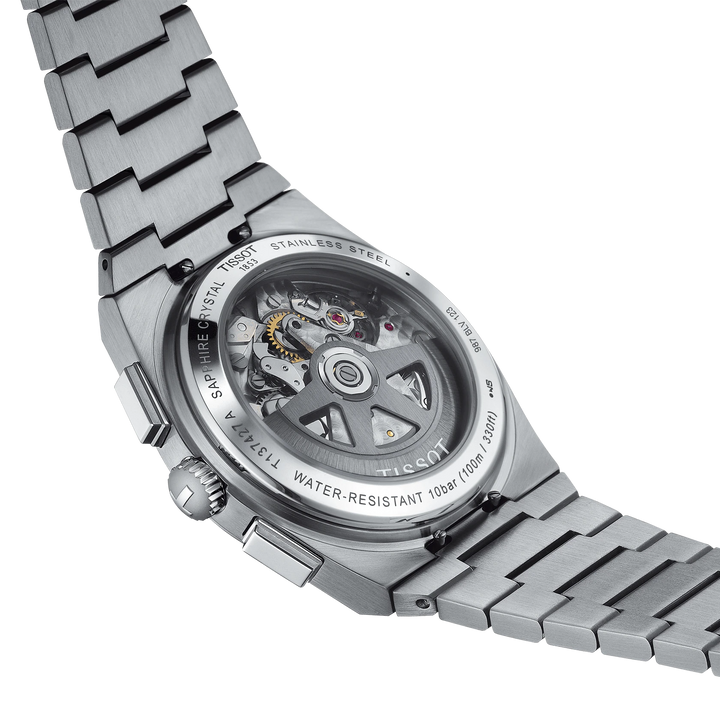 Tissot Watch PRX Automatisch Chronograph 42 mm weißer automatischer Stahl T137.427.11.011.00