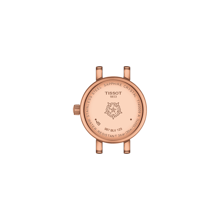Tissot orologio Lovely Round 19,5mm madreperla quarzo acciaio finitura PVD oro rosa T140.009.33.111.00