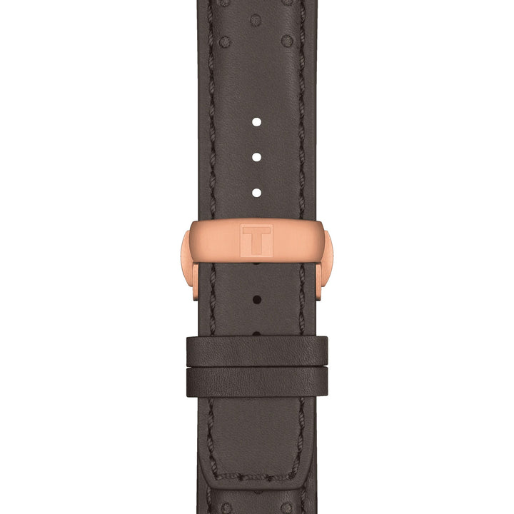 Tissot Watch PRS 516 Chronograph 45 mm grau Quarz Stahl Finish PVD Gold Pink T131.617.36.082.00