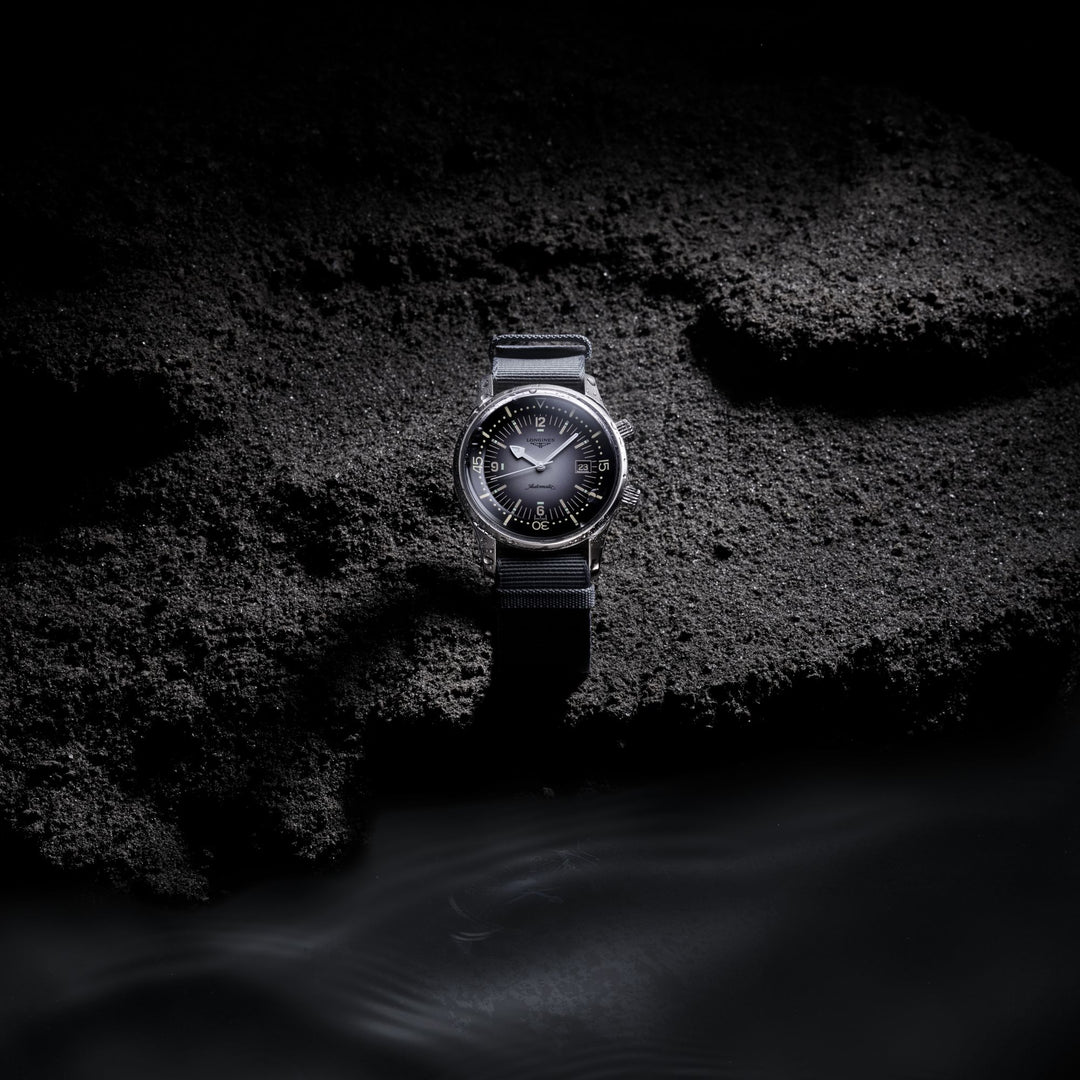 Reloj Longines Legend Diver 42mm Automático Gris Acero L3.774.4.70.2
