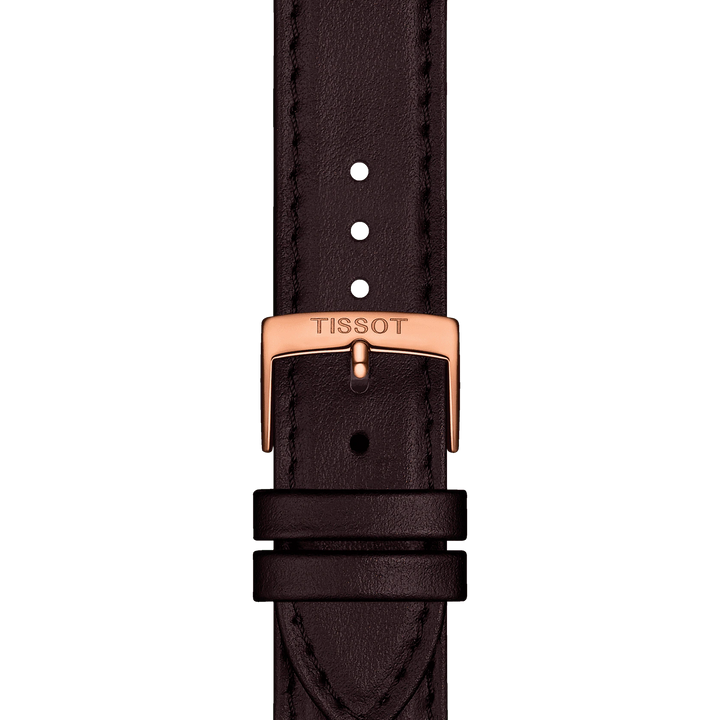 Tissot orologio Everytime Gent 40mm argento quarzo acciaio finitura PVD oro rosa T143.410.36.011.00