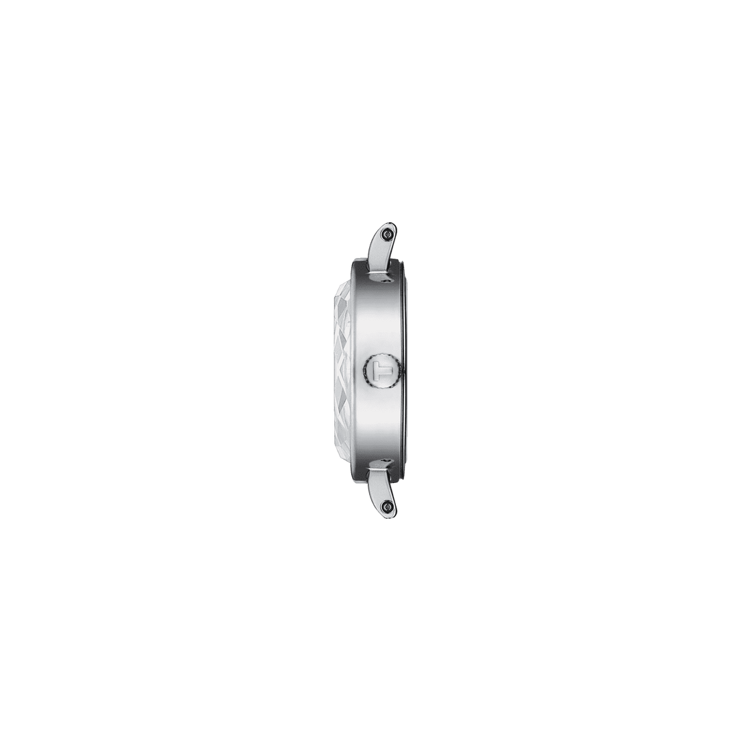 Reloj Tissot Lovely Round 19.5mm nácar de acero de cuarzo T140.009.11.111.110.00
