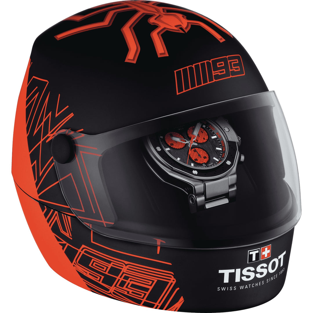 Montre Tisssot T-Race Marc Marquez 2022 Edition Limitée 3993 pièces 45mm noir acier au quartz T141.417.11.051.00