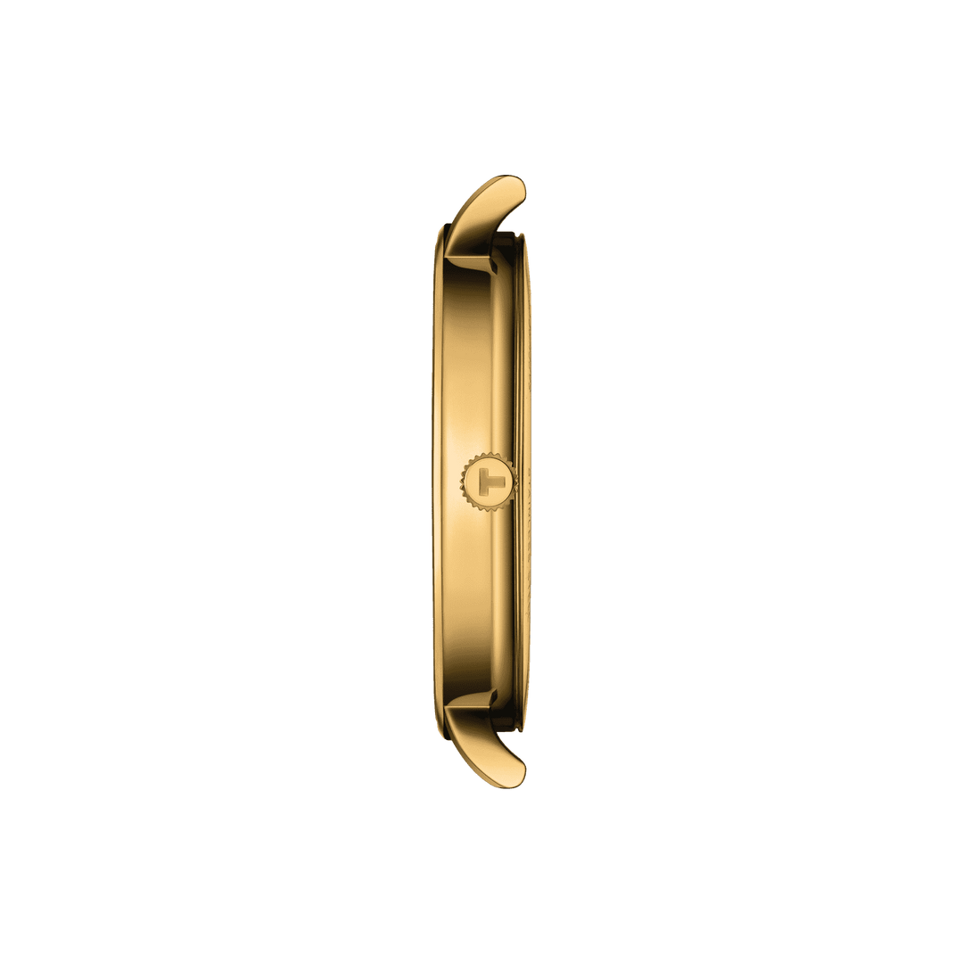 Reloj Tissot Everytime Gent 40mm acero de cuarzo acabado PVD oro amarillo T143.410.33.021.00