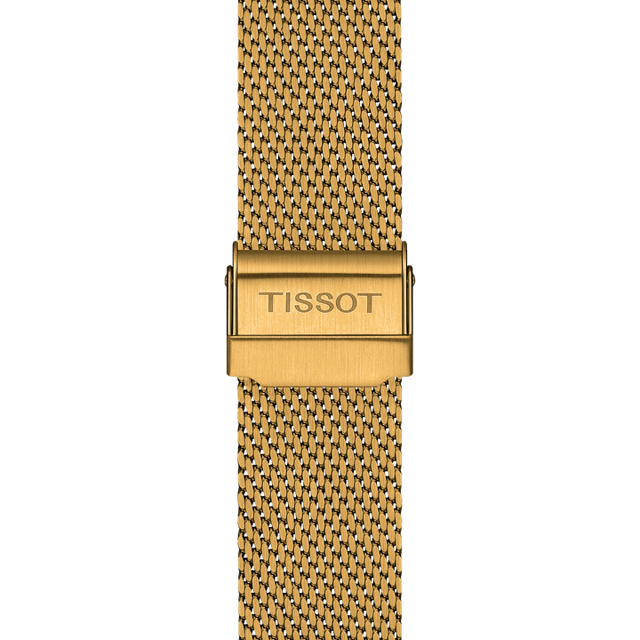 Tissot orologio Everytime Gent 40mm champagne quarzo acciaio finitura PVD oro giallo T143.410.33.021.00
