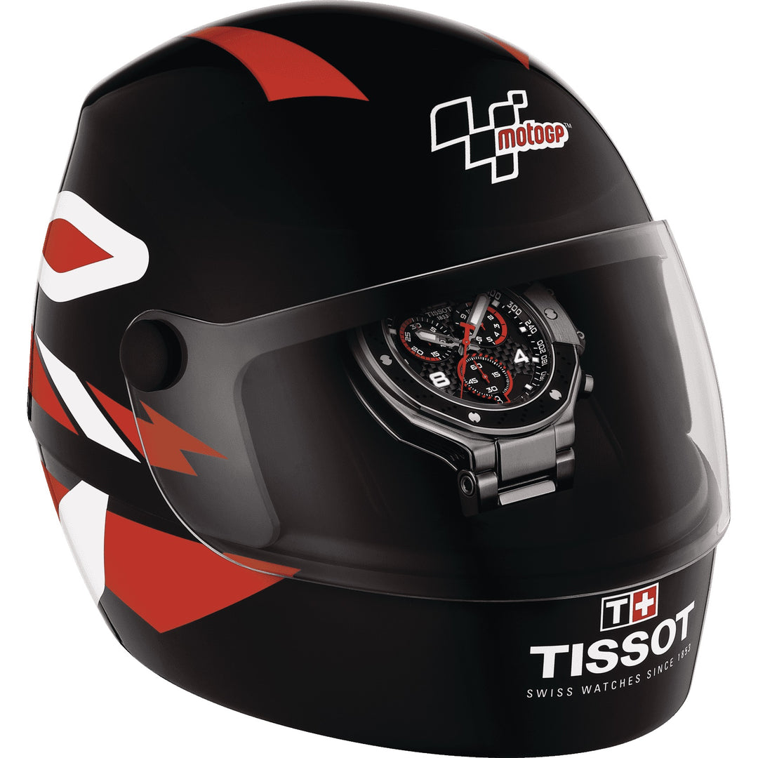 Reloj Tissot T-Race MotoGP Cronógrafo Edición Limitada 2022 8000 piezas 45mm acero de cuarzo negro T141.417.11.057.00