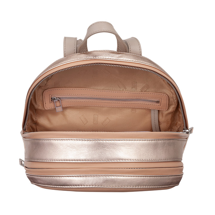DUDU Backpack Woman Backpack Leather Woman Pink Bag Elegant Girl Backpack Metallic With Double Zipper