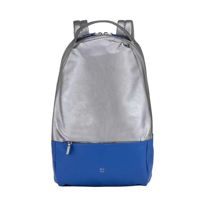 DuDu Sports Backpack Sport Anti -Daht in laminiertem Leder, Metallic Rucksack mehrfarbiges weiches Design mit externen Taschen