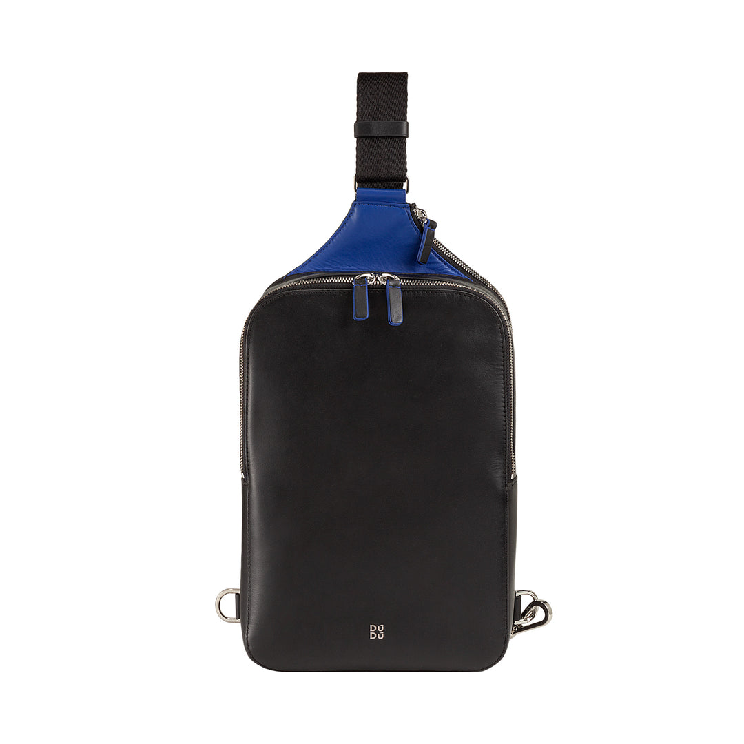 Dudu Man Stain Backage dans une tablette en cuir brillant, sac sac sac avec poignée réglable