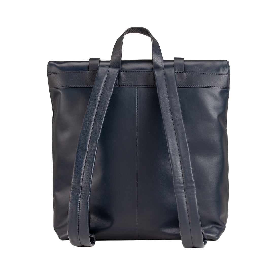 DUDU Men's Colored Leather Backpack for Women, Large Backpack Soft 14L Multipocket Cas Sports Design Cas