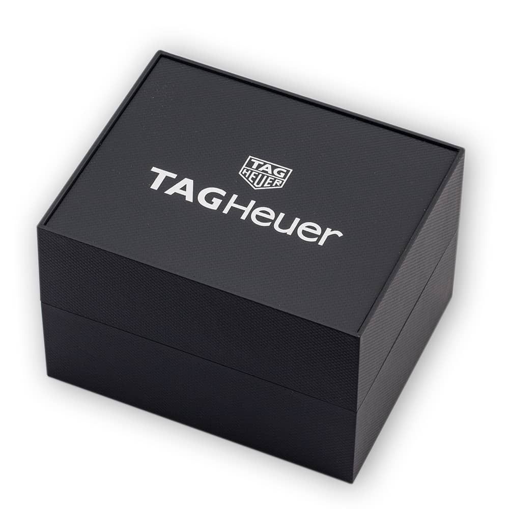 TAG Heuer orologio Carrera Calibre 5 39mm nero automatico acciaio WBN2110.BA0639